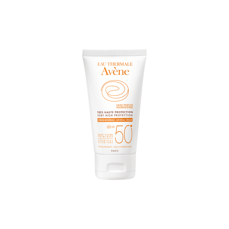 Crème Minérale Solaire Très Haute Protection SPF 50+, 50ml