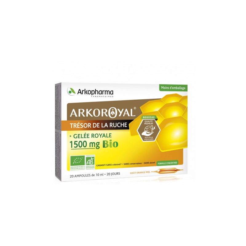 ARKOROYAL® Gelée Royale Bio 1500mg - 20x10ml