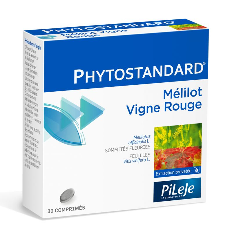 Phytostandard de Mélilot-Vigne rouge, 30 comprimés