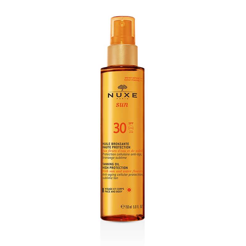 NUXE SUN Huile Bronzante Visage et Corps SPF30 - 150ml