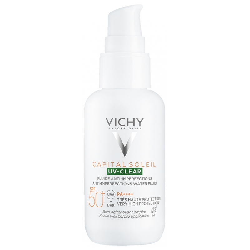 Vichy Capital Soleil UV-Clear Fluide Anti-Imperfections SPF50+ - 40 ml