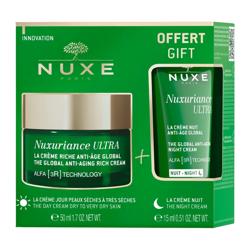 Nuxe Nuxuriance Ultra La Crème Riche Anti-Âge Global 50 ml + La Crème Nuit Anti-Âge Global 15 ml Offerte