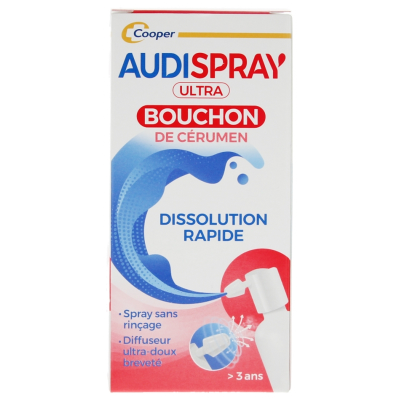 Audispray Ultra Bouchons de Cérumen - 20 ml