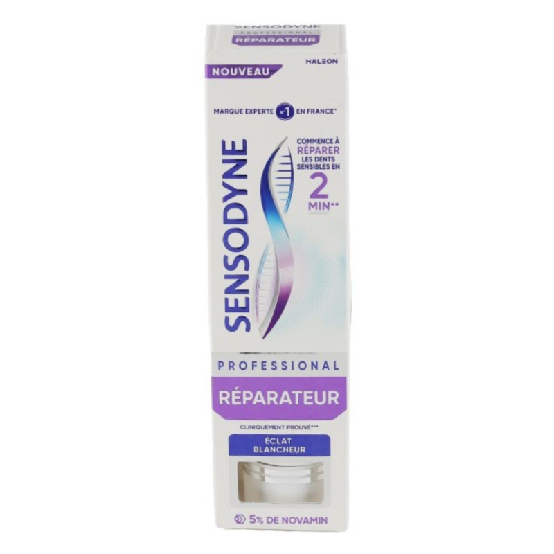 Sensodyne Dentifrice Professional Réparateur Eclat blancheur - 75 ml