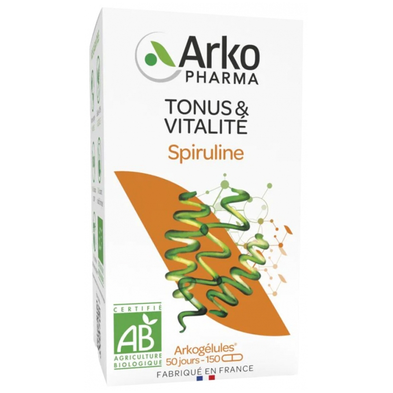 Arkopharma Arkogélules Spiruline Bio - 150 Gélules