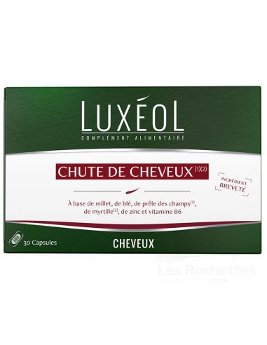 Luxéol Chute de Cheveux 30 capsules