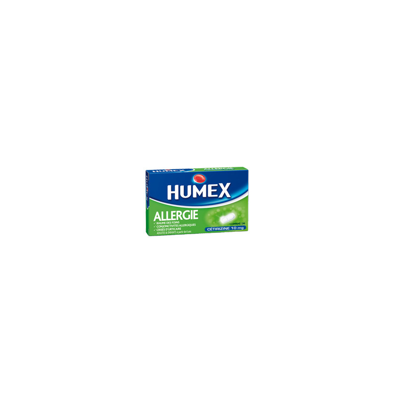 HUMEX ALLERGIE CETIRIZINE 10 mg - 7 comprimés pelliculés sécables