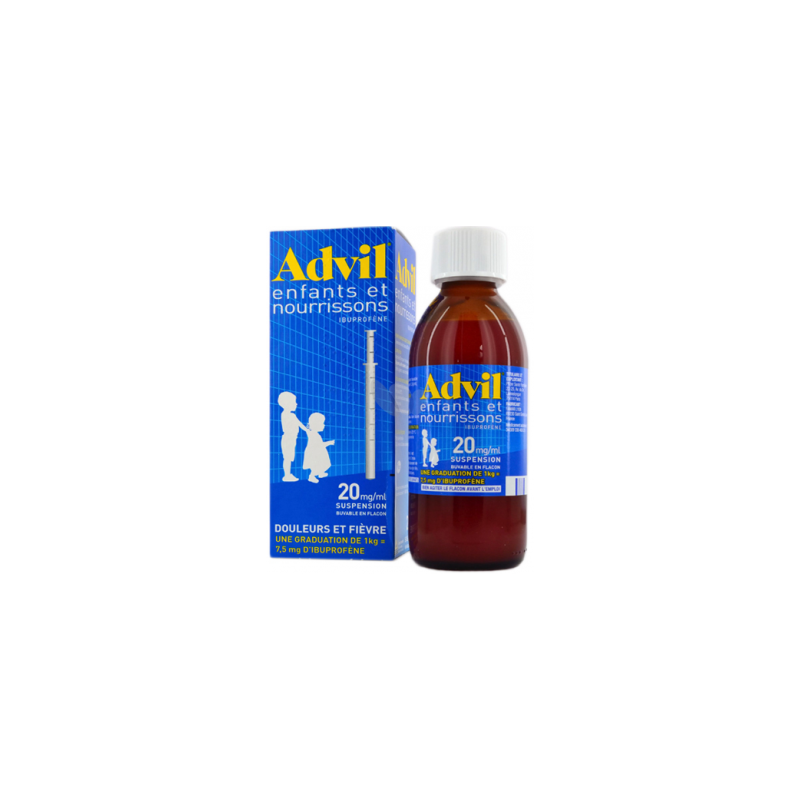 ADVILMED ENFANTS ET NOURRISSONS 20 mg/1 ml, suspension buvable en flacon - 200ml