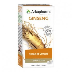 Arkopharma Arkogélules Ginseng complément alimentaire flacon 45
