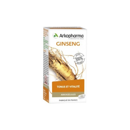 Arkopharma Arkogélules Ginseng complément alimentaire flacon 45