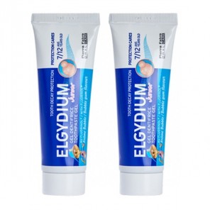 Elgydium junior gel dentifrice bubble gum 2x50ml