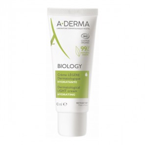 A-derma biology crème légère dermatologique hydratante 40ml