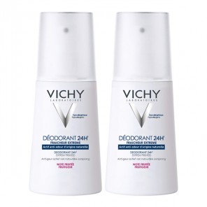 Vichy Déodorant Utra Frais 24h parfum fruité Duo Spray 2 x 100ml