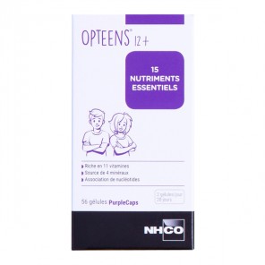 Nhco opteens 12+ 15 nutriments essentiels 56 gélules