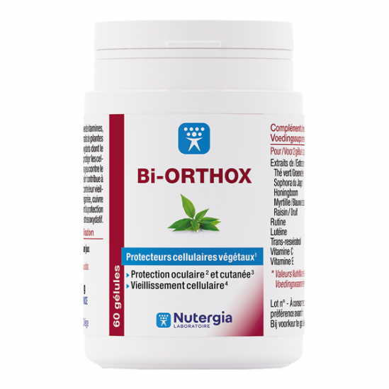 Nutergia bi-orthox antioxydants végétaux 60 gélules