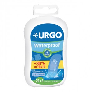 Urgo waterproof compresse anti-adhérente 20 pansements
