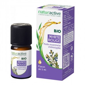 Naturactive myrte rouge huile essentielle bio flacon 5ml