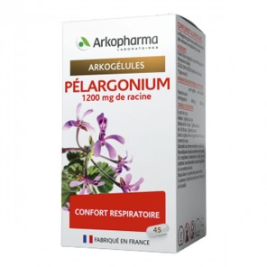 Arkopharma arkogélules pelargonium 45 gélules