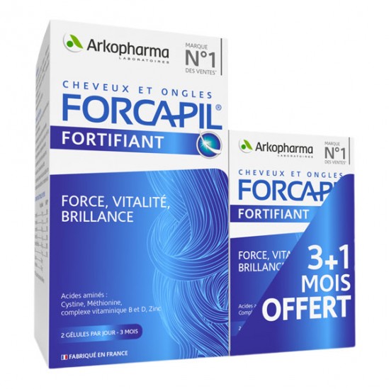 Arkopharma Forcapil complément alimentaire 180 + 60 gélules