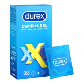 Durex comfort xxl 10 préservatifs
