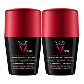 Vichy clinical control détranspirant anti-odeur 96h 2x50ml