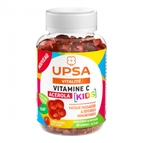 UPSA vitalité acérola vitamine C kids 60 gommes