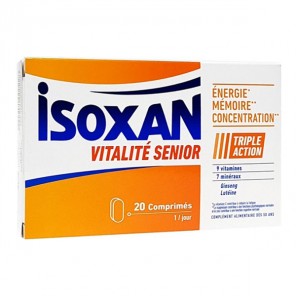 Isoxan Vitalité senior 20 comprimés