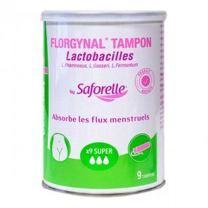 Sforelle Florgynal tampon probiotique - 9 mini