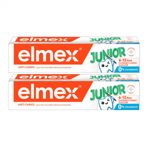 Elmex Anti-caries professional pâte dentifrice junior lot de 2 x 75ml