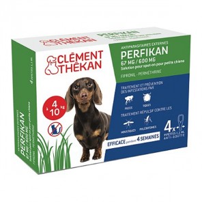 Clément Thékan Perfikan spot-on petit chien de 4 à 10kg