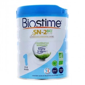 Biostime SN-2 bio plus 1 de 0 à 6 mois 800g
