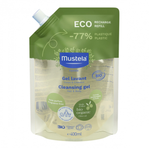 Expanscience Mustela gel lavant bio éco-recharge 400ml