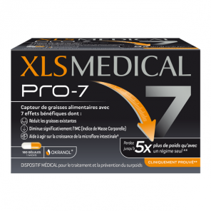 XLS Medical Pro-7 capteur de graisses 180 gélules