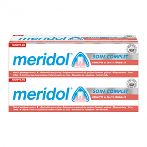 Meridol Soin Complet dentifrice lot de 2 x 75ml
