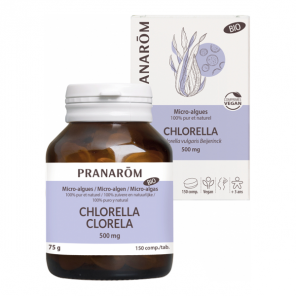 Pranarôm Chlorella bio 500mg 150 comprimés