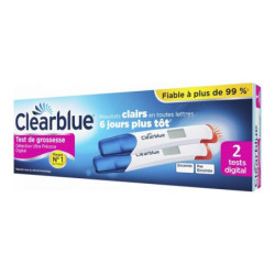Clearblue test de grossesse Ultra Précoce Digital 2 pièces