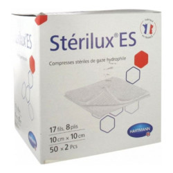 Hartmann Stérilux ES 50 compresses stériles de gaze 10cm x 10cm