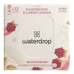 Waterdrop Flair microdrink saveur fleur de sureau 2 x 12 cubes