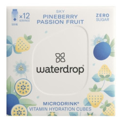 Waterdrop Sky microdrink fraise ananas - fruit de la passion 2 x 12 cubes