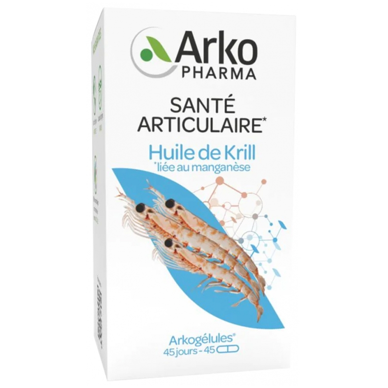 Arkogélules Huile de Krill - 45 gélules