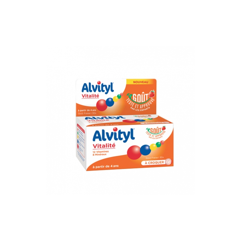 ALVITYL Vitalité - 30 comprimés à croquer