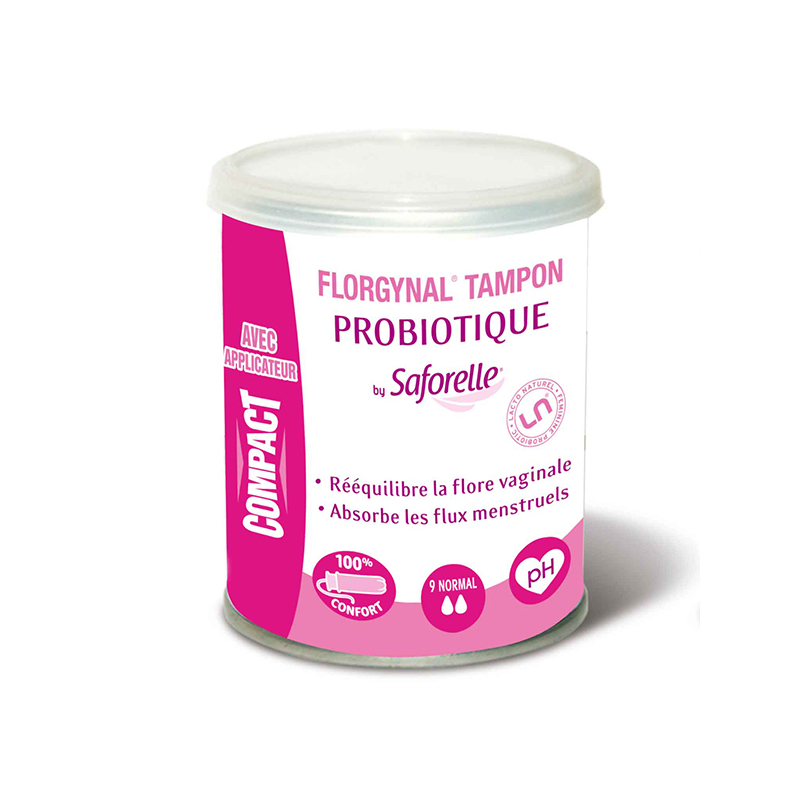 Florgynal Normal Tampon Probiotique - 9 unités