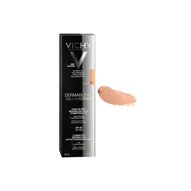 DERMABLEND 3D CORRECTION Fond de Teint Correcteur Teinte : 20 : Vanilla 16H - 30ml