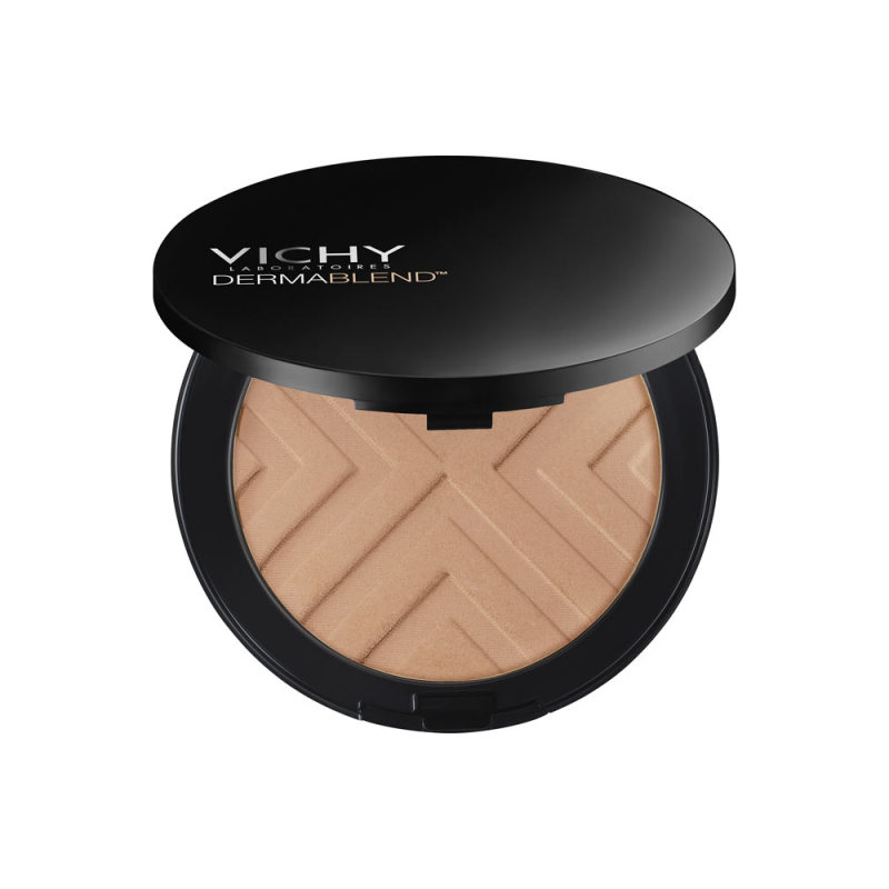 Vichy Dermablend Covermatte Fond de Teint Poudre Compacte - Teinte : 45 : Gold - 9,5 g 