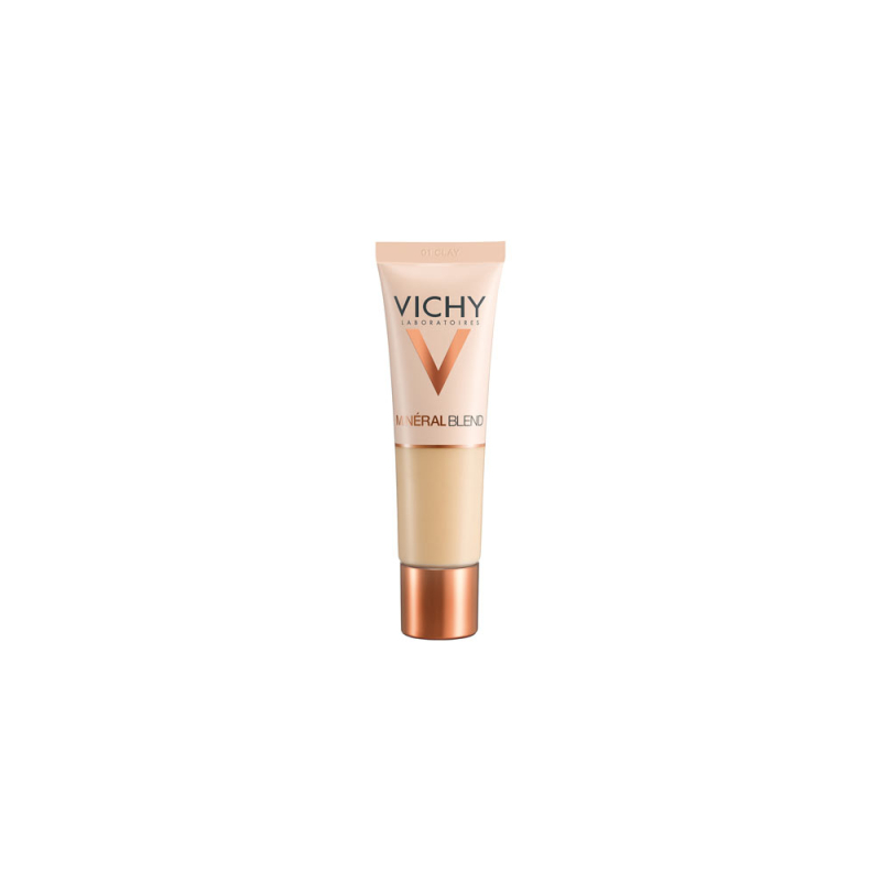 Vichy Minéralblend Fond de Teint Hydratant Teinte : 01 Clay - 30 ml 