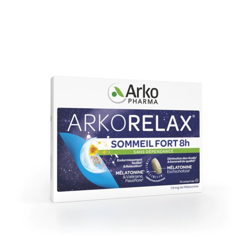 ARKORELAX® Sommeil FortT 8H - 15 comprimés