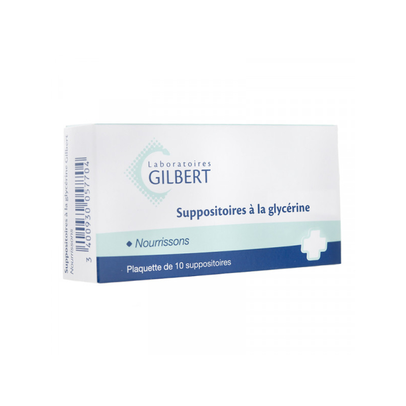 Suppositoires à La Glycérine Nourrissons - 10 suppositoires