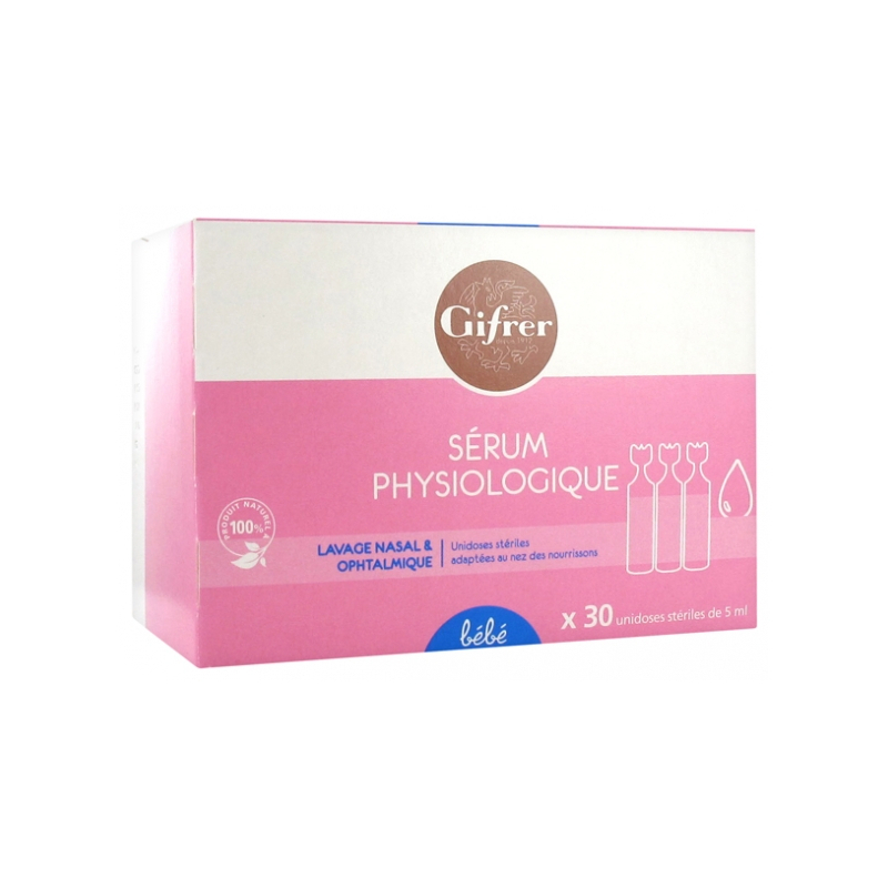 Gifrer Sérum Physiologique - 30 x 5 ml