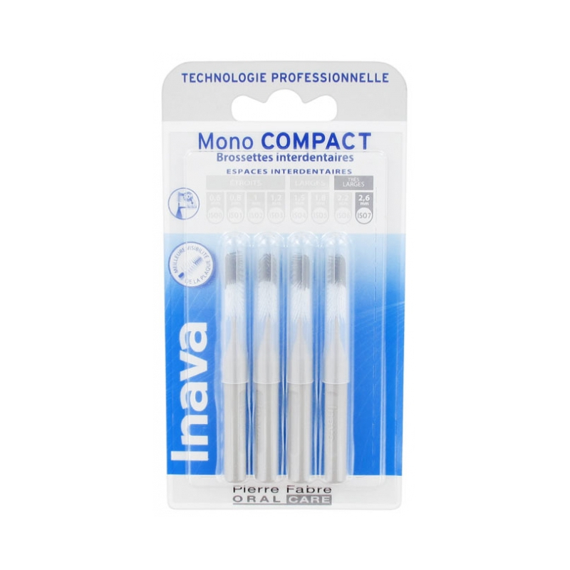 Inava Mono Compact Brossettes Interdentaires - 4 unités