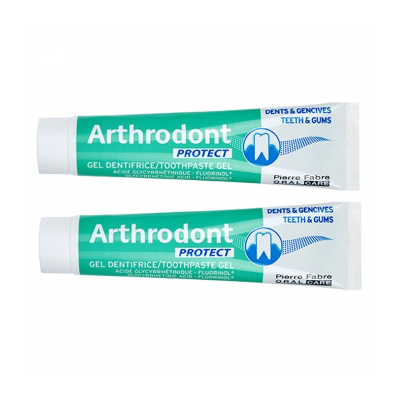 Arthrodont Protect Gel Dentifrice Dents et Gencives - Lot de 2x75ml